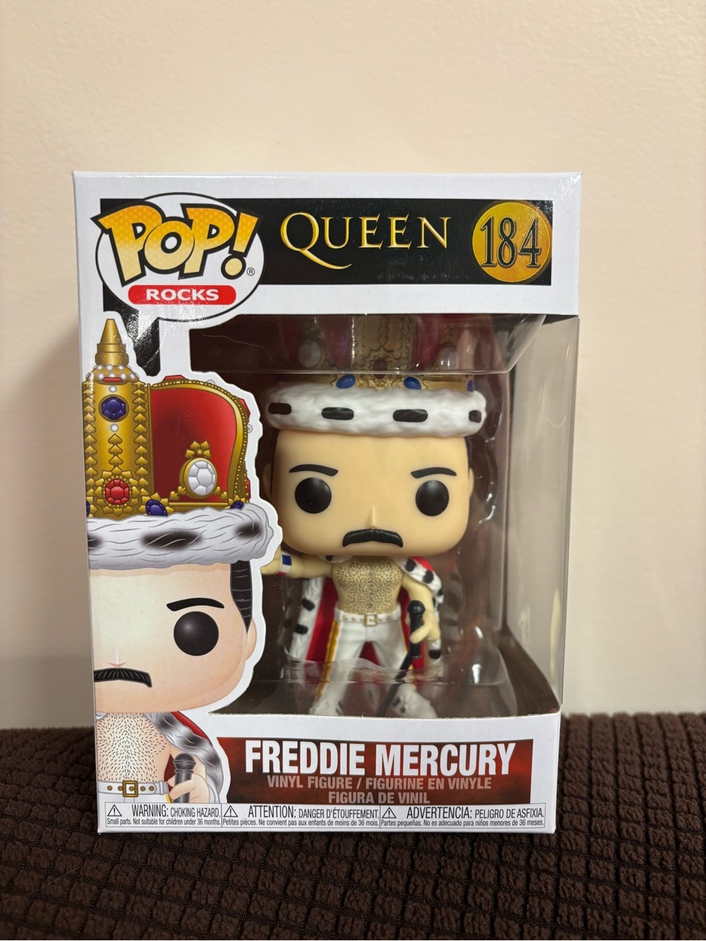 Funko Pop! Rocks Freddie Mercury Vinyl Figure- Queen